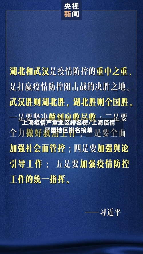 上海疫情严重地区排名榜/上海疫情严重地区排名榜单